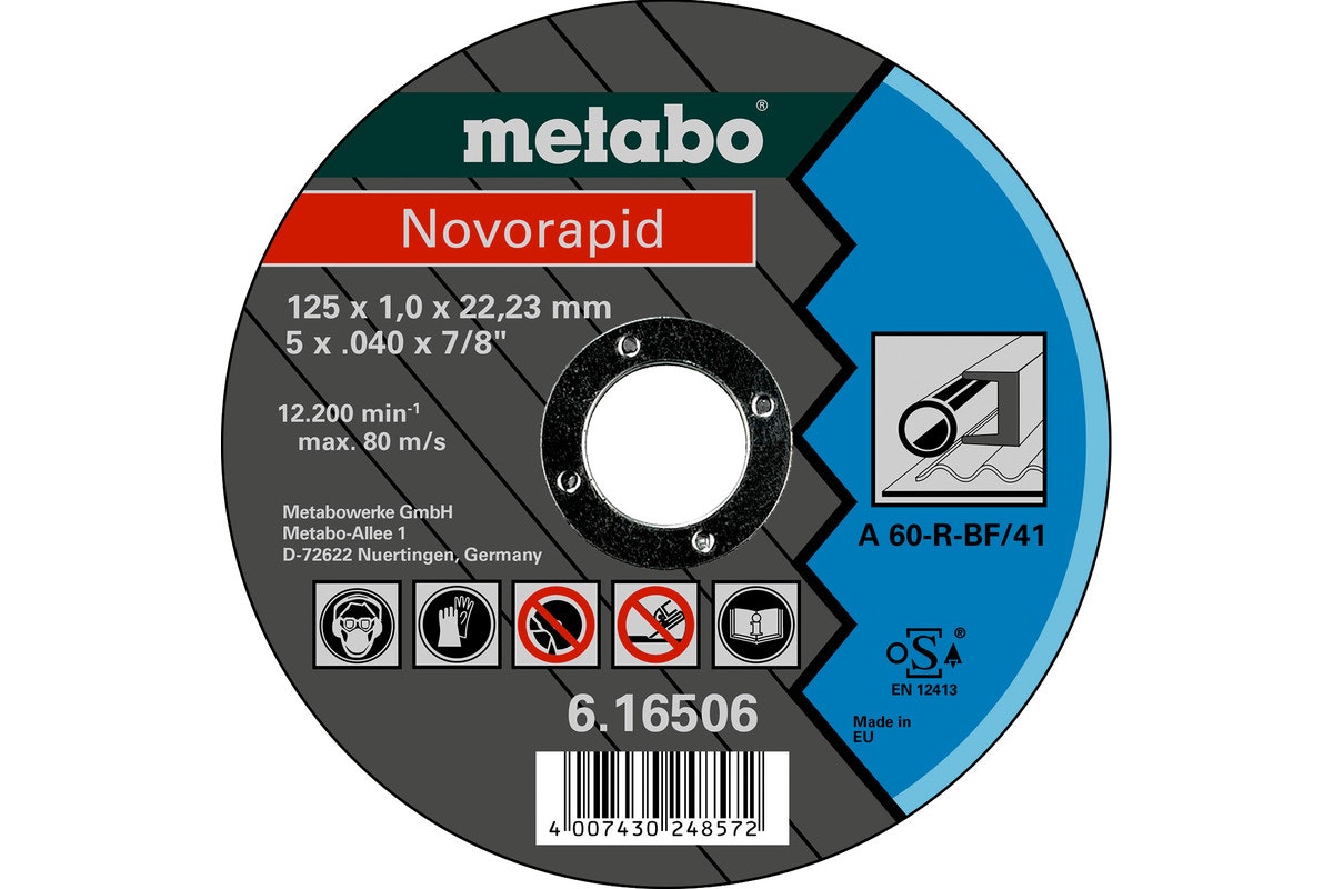 Bild von Metabo 616506000 Trennscheibe gerade 125mm 25 St. Blech, Profile
