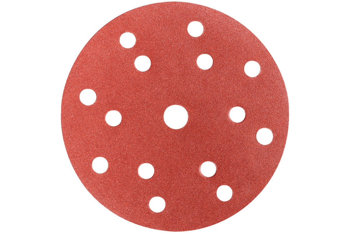 Bild von metabo Schleifpapier, (50 Stück), 150 mm, P 80, Multilochung, Serie professional, f. Holz u. Metall