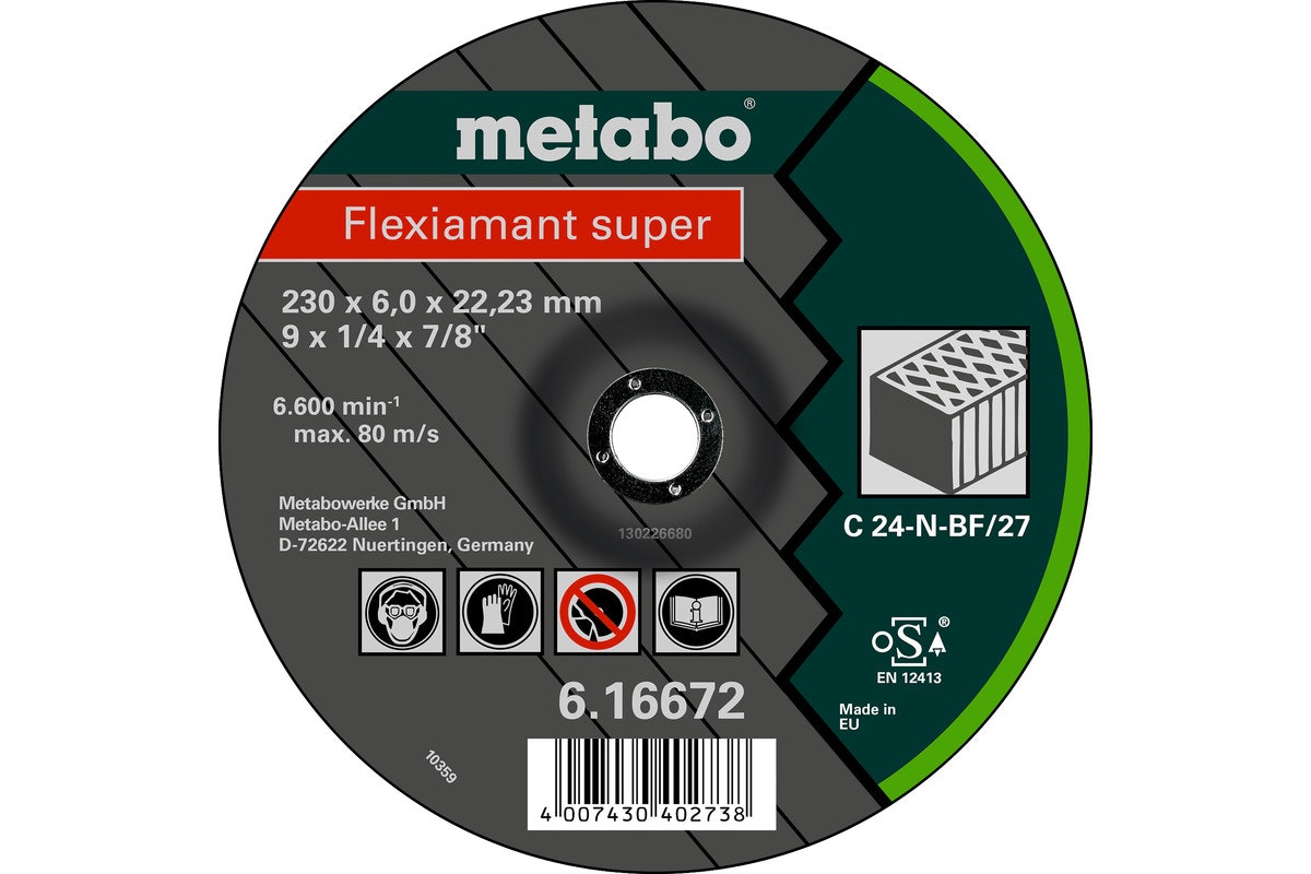 Bild von Flexiamant super 150x6,0x22,23 Stein, Schruppscheibe, gekröpfte Ausführung (616654000)