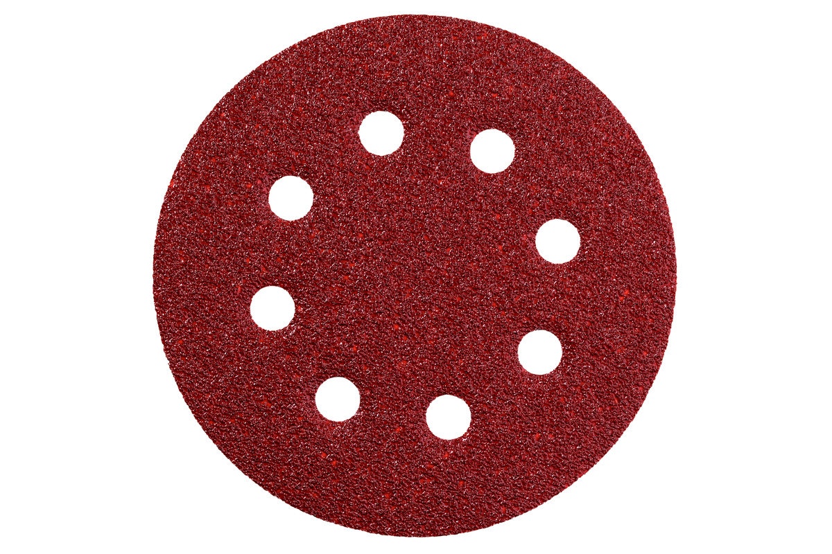 Bild von metabo® - 25 Haftschleifblätter, 125 mm, P 180, Serie "professional", für Holz und Metall, für Exzenterschleifer (631588000)