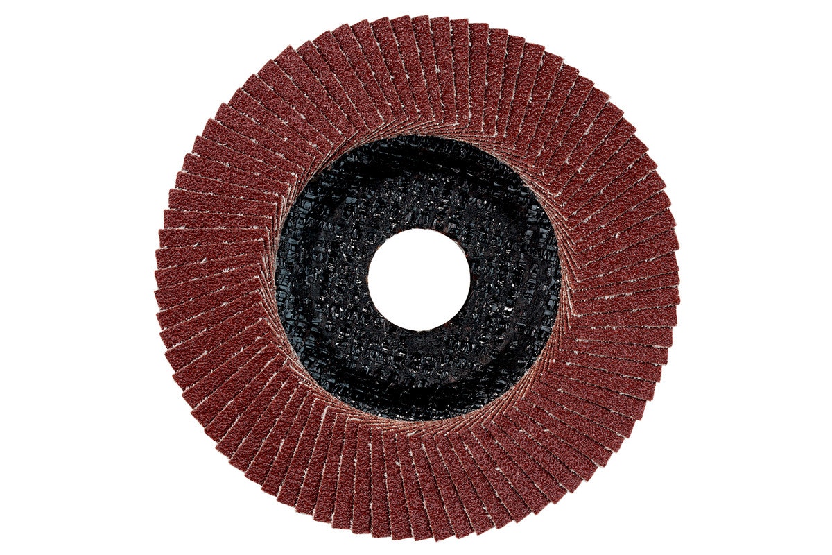 Bild von Metabo Lamellenschleifteller 115 mm P 40NormalkorundStahlNE-Metallegewölbte Ausführung