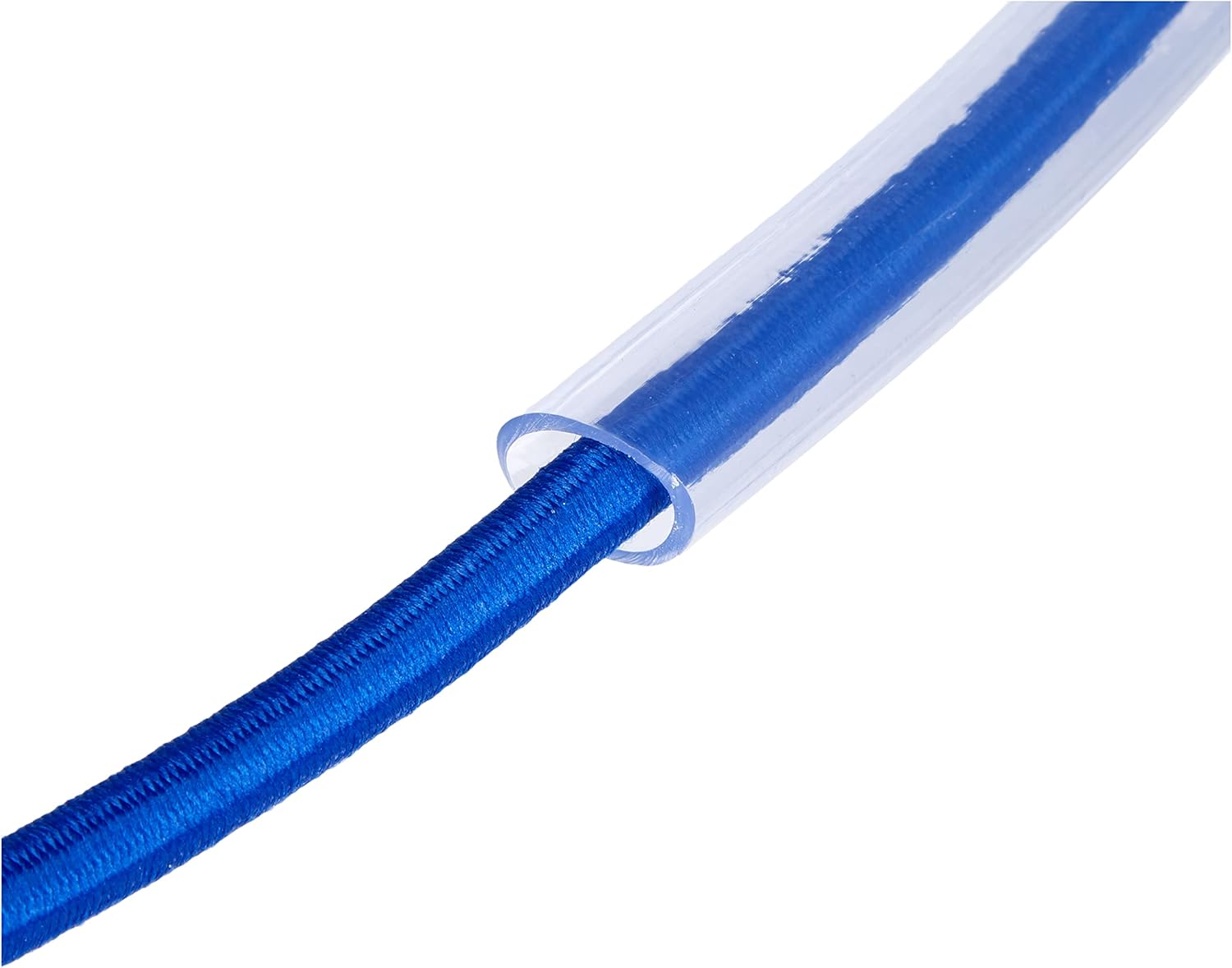 Bild von Deuser TUBE (Blau - Mittel) | Fitness Expander mit Trittschutz | 190 cm | Hochwertiges und strapazierfähiges Material | Widerstandsbänder Krafttraining | leicht und kompakt | Fitnessband
