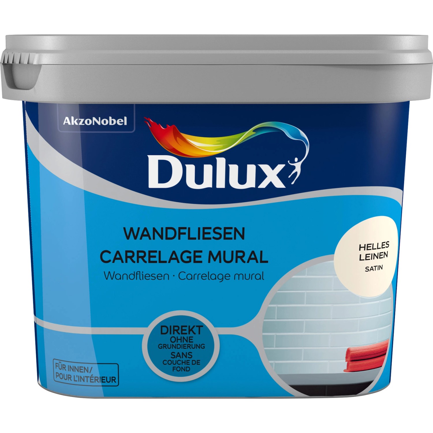 Bild von Dulux Fresh Up Wandfliesenlack Satin Helles Leinen 750 ml