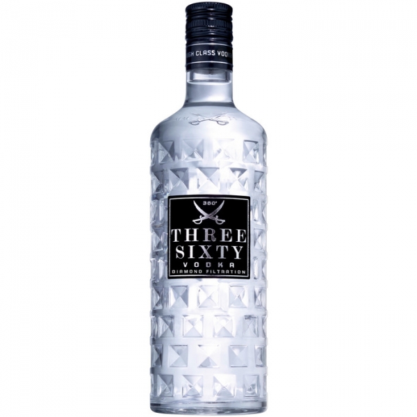 Bild von Three Sixty Vodka Original 0,7 Liter (37,5%-VOL)