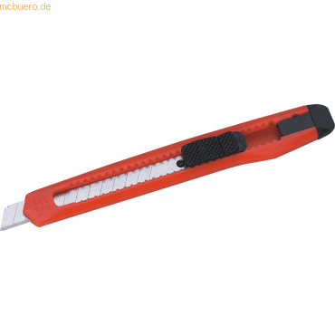 Bild von Alco, Cutter, Hobby-Cutter, Kunststoff, Stahl, Klingenbreite 9 mm, rot (Cutter)