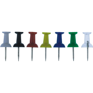 Bild von Albert & Co Stecknadeln ALCO Pinnwandnadel 660-26 75x12mm sortiert 20 St./Pack.