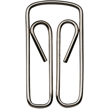 Bild von Alco, Büroklammer, Büroklammer Eule Metall vernickelt 22mm VE=100 Stück (1 x)