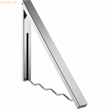 Bild von Klappgarderobe, 55 x 4 x 2cm, verchromt, 2870, Edelstahl