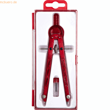 Bild von 10 x Alco Geometriezirkel 165mm rot