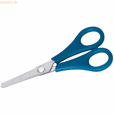 Bild von Alco, Schere, Bastel-Schere Edelstahl Griff ABS-Kunststoff rund 135mm dunkelgrün (13.50 cm)