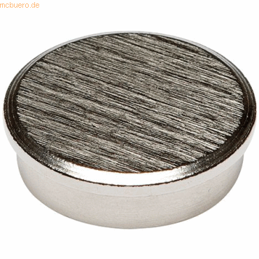 Bild von ALCO Magnet Superkraftmagnet Neodym Neodym (Nd) 30mm TG 21000 g silber gebürstet