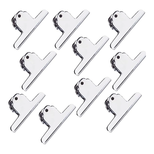 Bild von Briefklemmern - Metall lackiert, 75 mm, Klemmvolumen 25 mm, vernickelt, 10 Stück