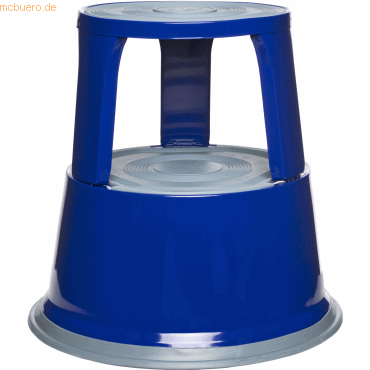 Bild von Alco, Hocker + Pouf, Rollhocker Al Step Metall blau