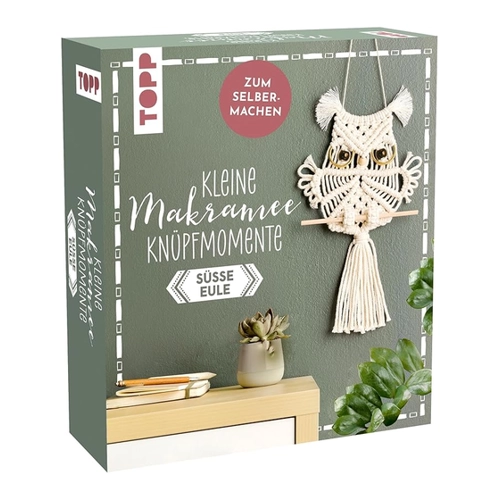 Bild von Kleine Knüpfmomente: Makramee-Knüpf-Set - Süße Eule