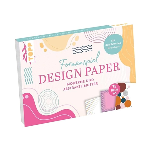 Bild von Design Paper A5 Formenspiel. Mit Handlettering-Grundkurs