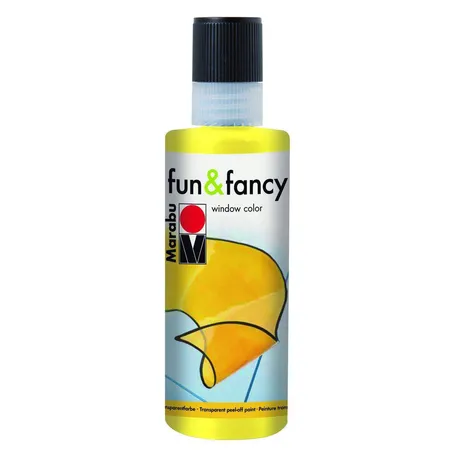 Bild von Marabu Window Color fun & fancy, zitron, 80 ml