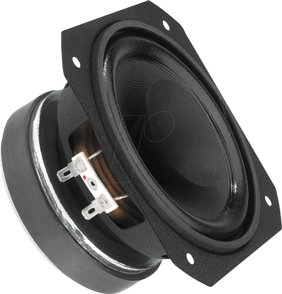 Bild von MONACOR Breitbandlautsprecher, mit Polkernbohrung, 30 W, 8, schwarz sph 60 x