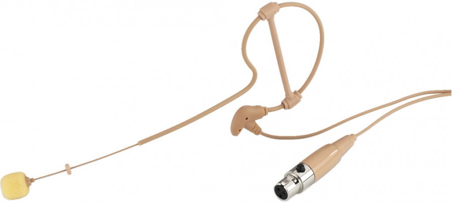 Bild von Monacor HSE-40/SK Headset Sprach-Mikrofon Übertragungsart (Details):Kabelgebunden inkl. Windschutz