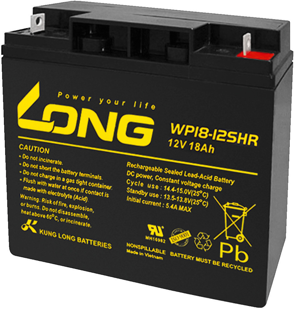 Bild von Org.makers, Versorgungsbatterie, Blei-Akkumulator (12 V, 18 Ah)