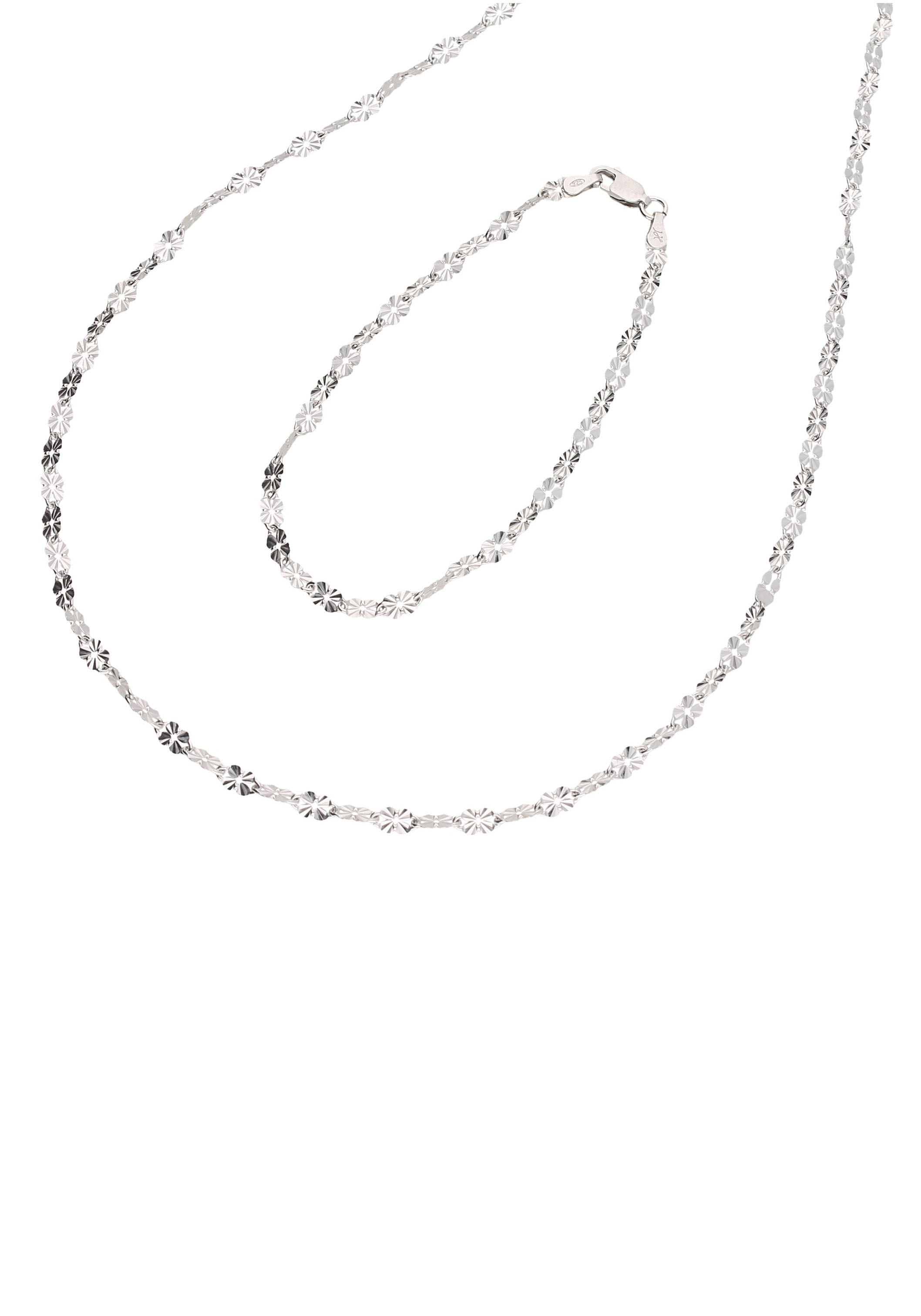 Bild von Firetti Ketten und Armband Set »Multipack Schmuck Geschenk Silber 925 Armkette Halskette Plättchen«, (Set, 2 tlg.)