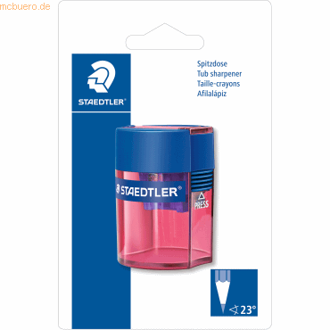 Bild von 4 x Staedtler Spitzdose rund für Stifte bis 8,2 mm sortiert
