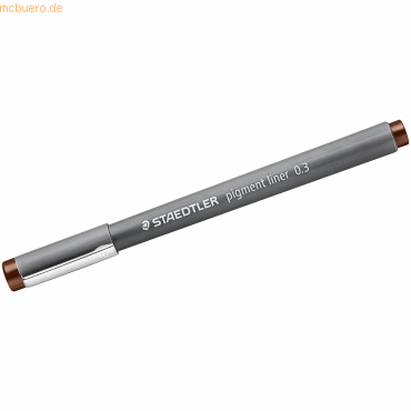 Bild von 10 x Staedtler Pigment liner 0,3mm braun