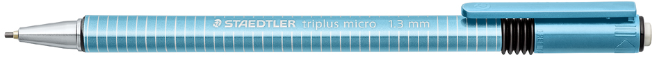 Bild von Staedtler, Bleistift, Druckbleistift triplus micro 774, hellblau Minenstärke: 1,3 mm, extra langer Radierer zum herausdre (1.30 mm, B, 1 x)