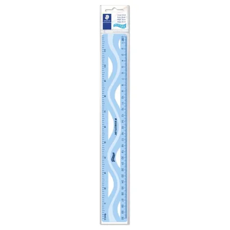 Bild von STAEDTLER 562 30UF-S Lineal (weich, ultra-flexibel und bruchfest) 30 cm Länge, sortierte Farben (transparent, grün, blau, violett)