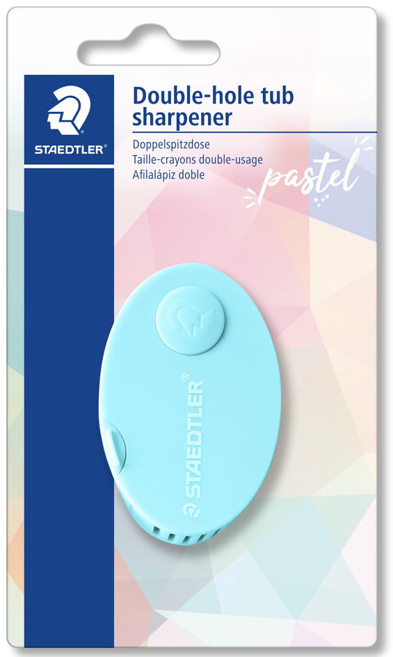 Bild von 8 x Staedtler Doppelspitzdose 8,2/10,2mm pastelltöne sortiert Blister