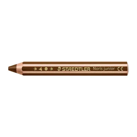 Bild von STAEDTLER® Noris® junior 140, 3 in 1 Kindermalstift, van dyke braun
