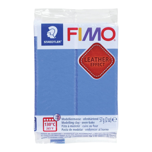 Bild von Fimo Leather Effect Polymer Clay 2oz-Indigo Blue EF801-309