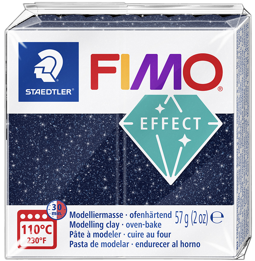 Bild von STAEDTLER® FIMO® effect 8010 Galaxy Modelliermasse galaxy blau, 57 g