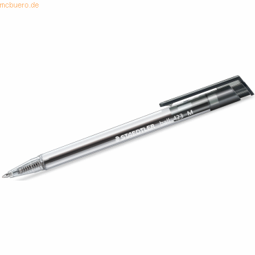 Bild von Staedtler, Schreibstifte, Druckkugelschreiber ball 423 M, schwarz (Schwarz, 1 x)