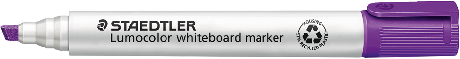 Bild von STAEDTLER Whiteboard Marker Whiteboardmarker Lumocolor Keilspitze violett