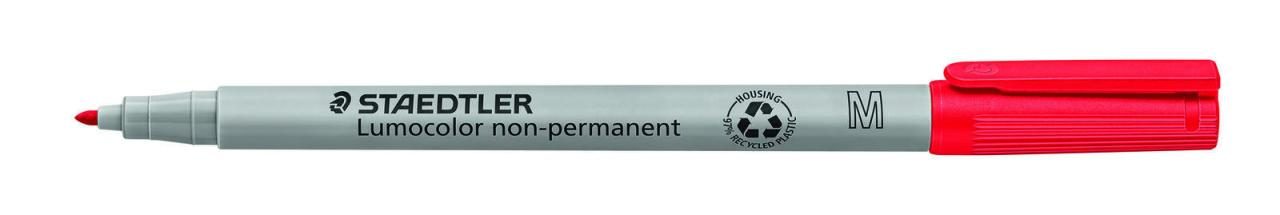 Bild von STAEDTLER STAEDTLER Folienstift Lumocolor non-perm M rot 10 Stück Tintenpatrone