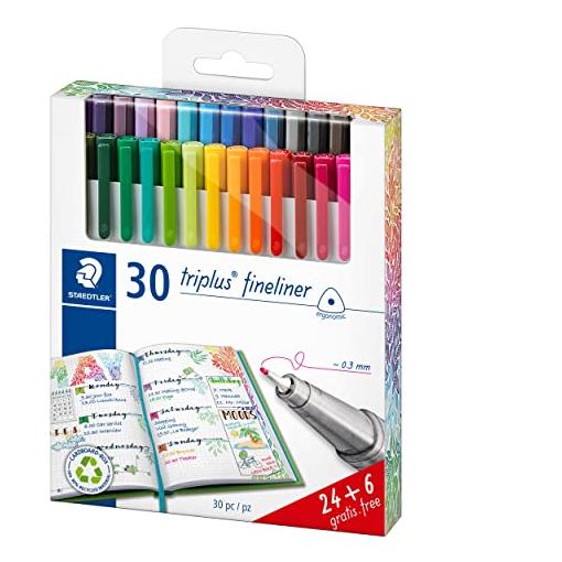 Bild von 334 Fineliner triplus 30 Stück