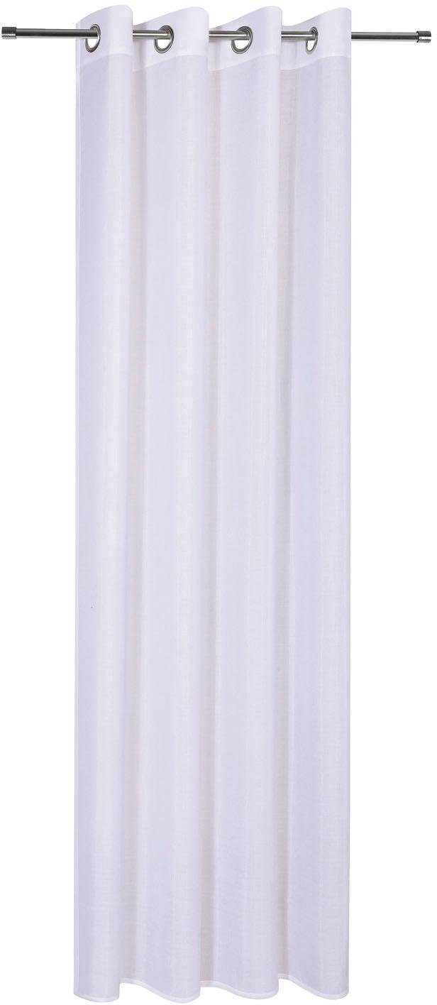 Bild von Vorhang GERSTER "Austen" Gr. 1, weiß, B:140cm H:235cm, Wirkware, Polyester, Gardinen, nachhaltig, recyceltes Polyester, monochrom, samt, Thermo