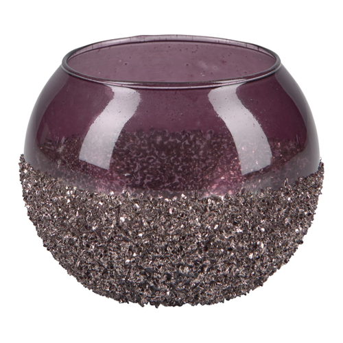 Bild von Eleganter Teelichthalter Blush Bordeaux für stimmungsvolles Licht