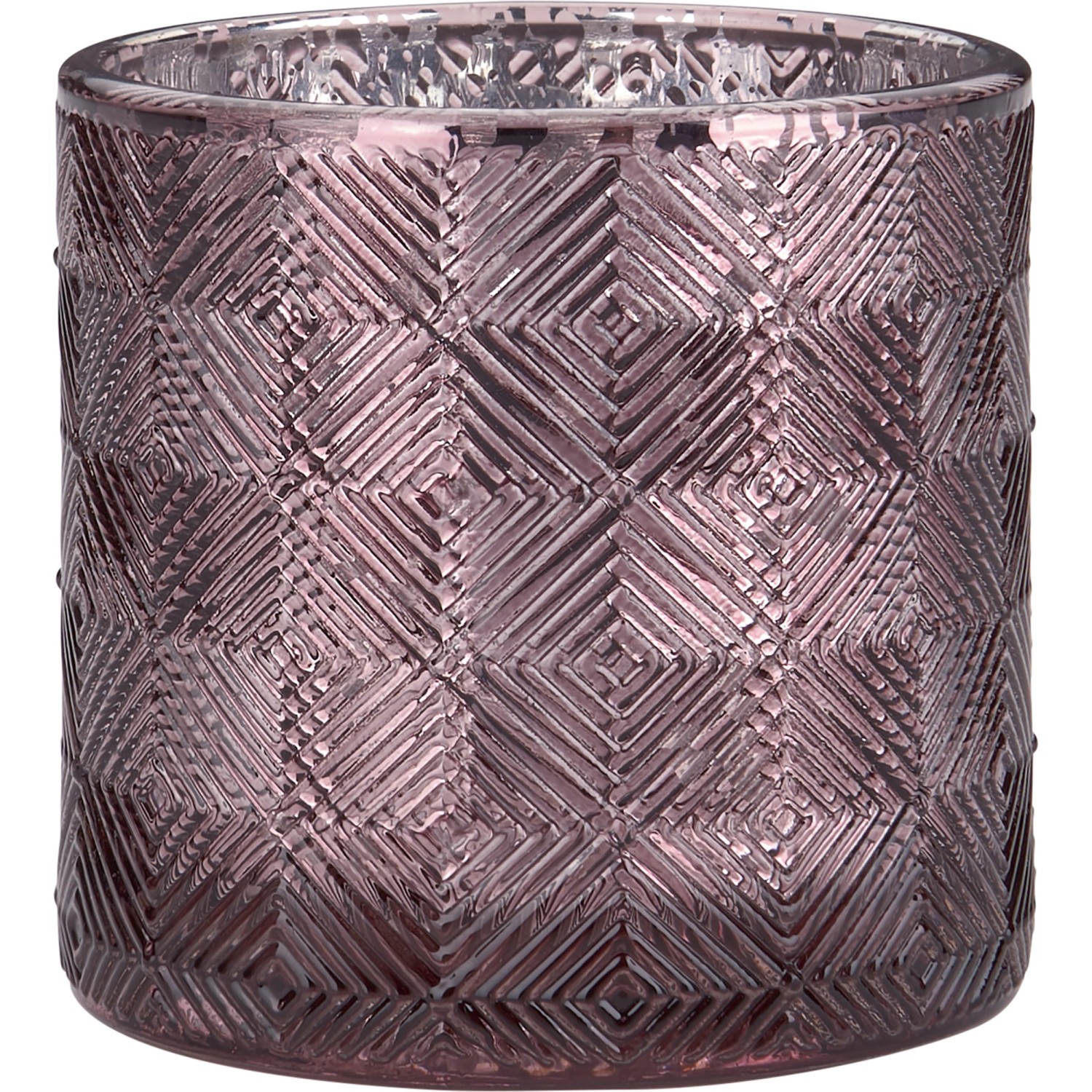 Bild von Teelichthalter Midnight Mystery 10 cm x Ø 11 cm Lila