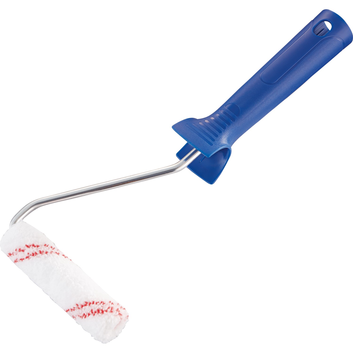 Bild von LUX Lackierroller 10 cm Mikrofaser Rot-Gestreift