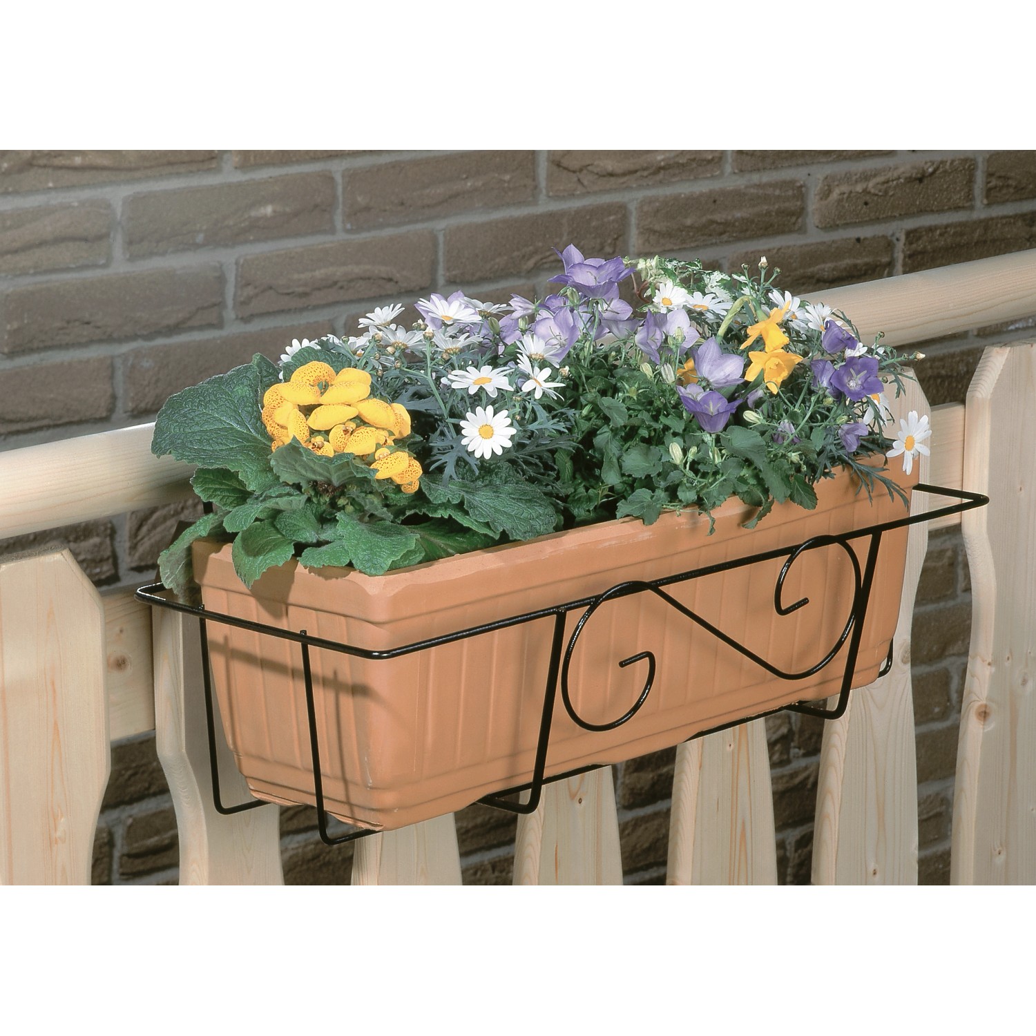 Bild von Balkonkasten-Korb 85 cm Anthrazit