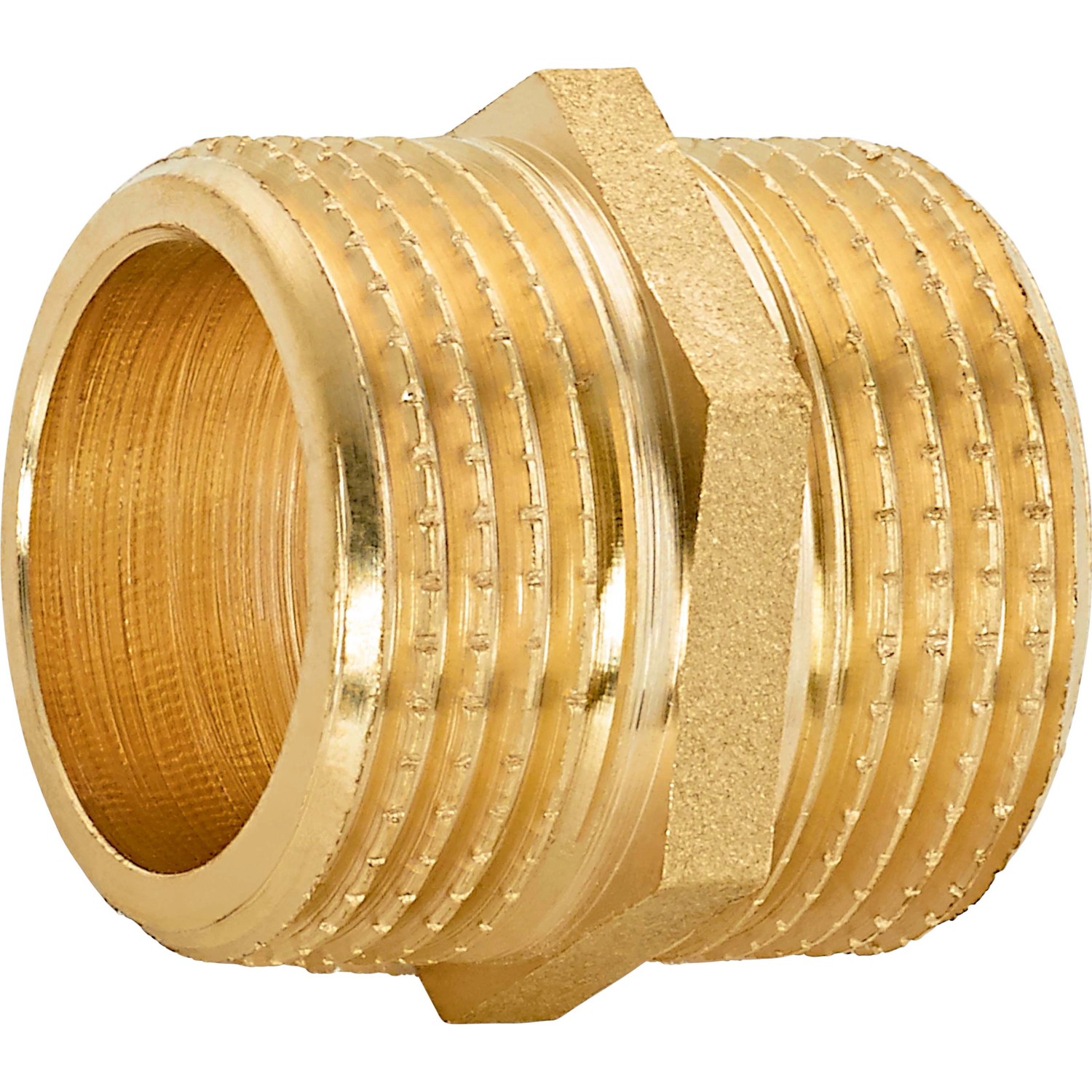 Bild von Gewinde-Doppelnippel 26,4 mm (R 3/4) Messing