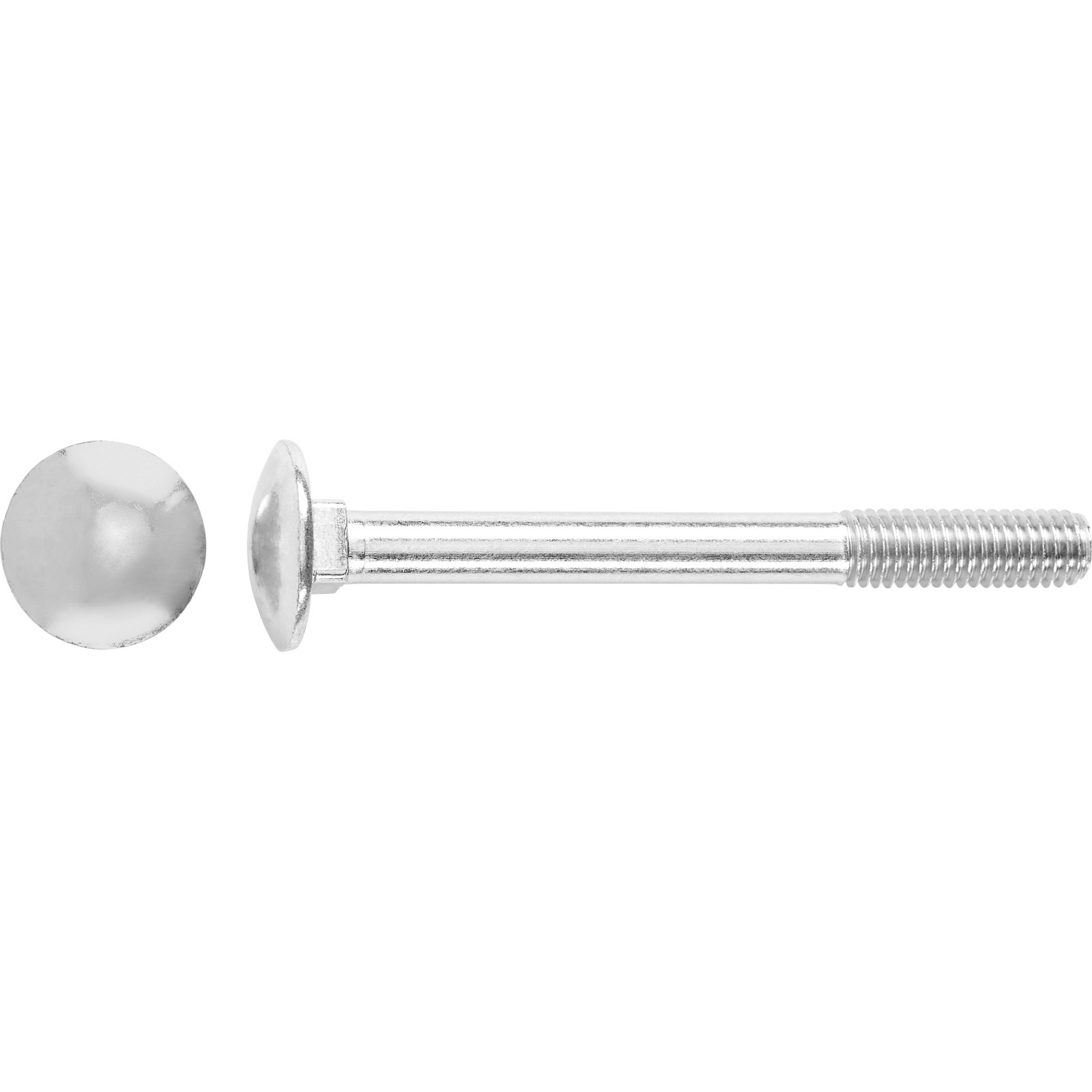 Bild von Schlossschraube M6 x 60 mm Stahl Vollgewinde 100 Stück