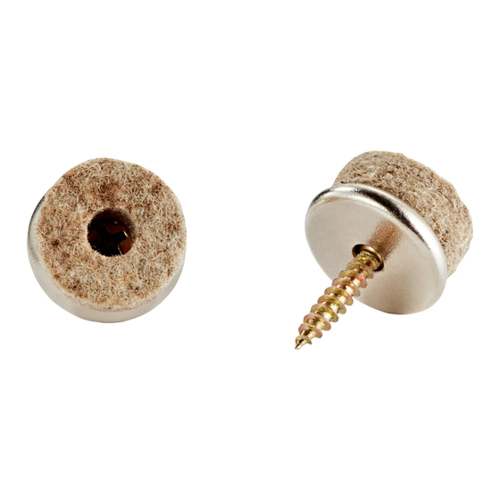 Bild von Parkettgleiter mit Schraube Ø 20 mm - 16 Stück für Schutz und Komfort