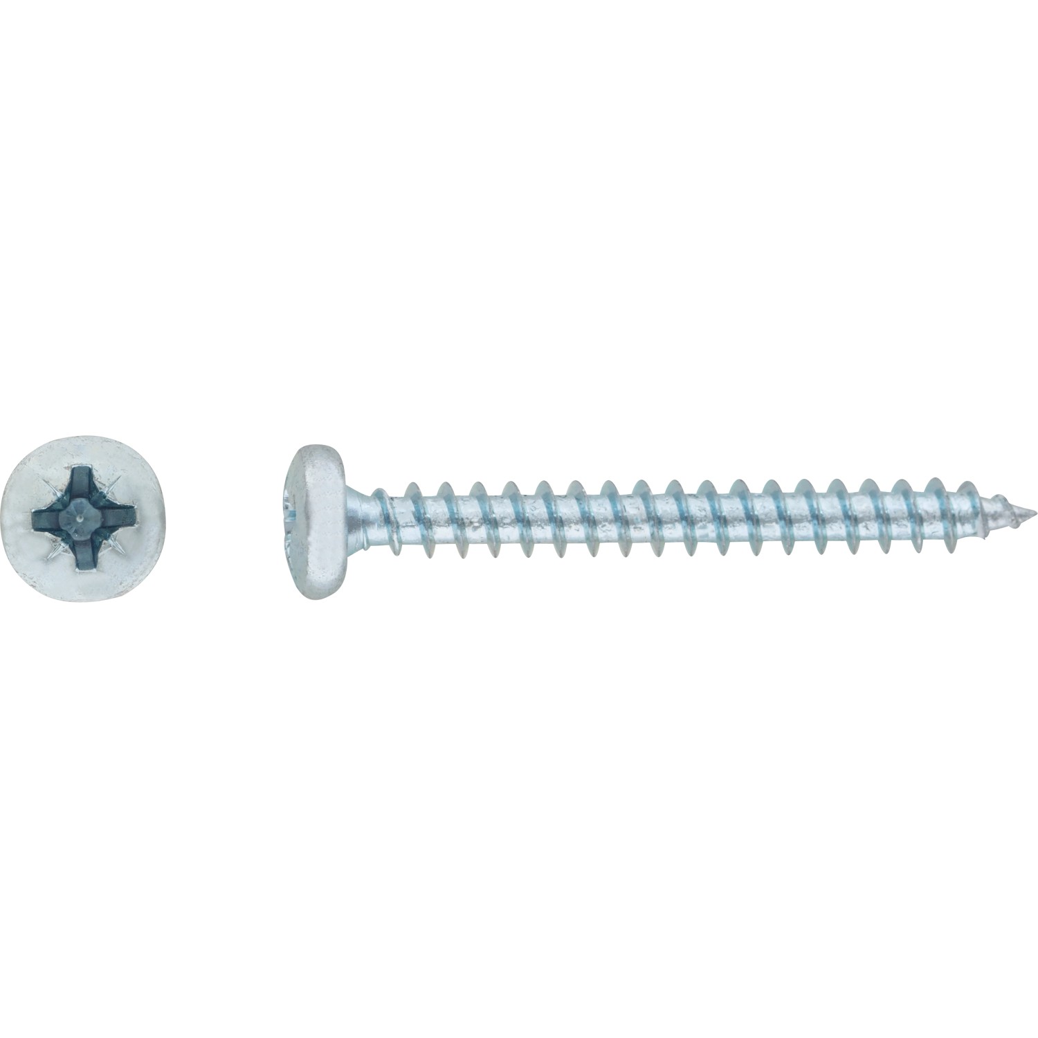 Bild von Halbrundkopf Spanplattenschraube PZ-Antrieb Ø 3 mm x 12 mm 100 Stück