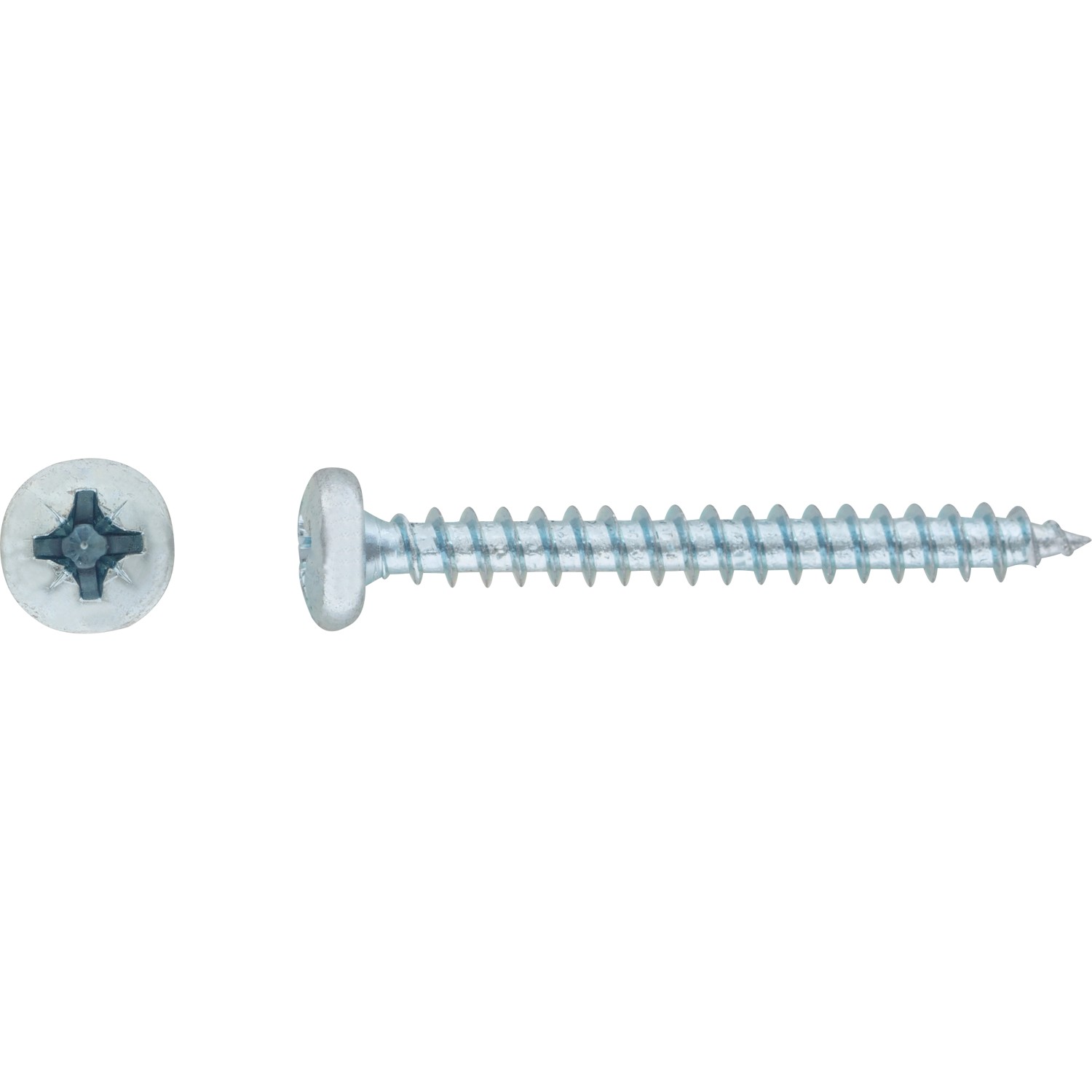 Bild von Halbrundkopf Spanplattenschraube PZ-Antrieb Ø 4,5 mm x 16 mm 20 Stück