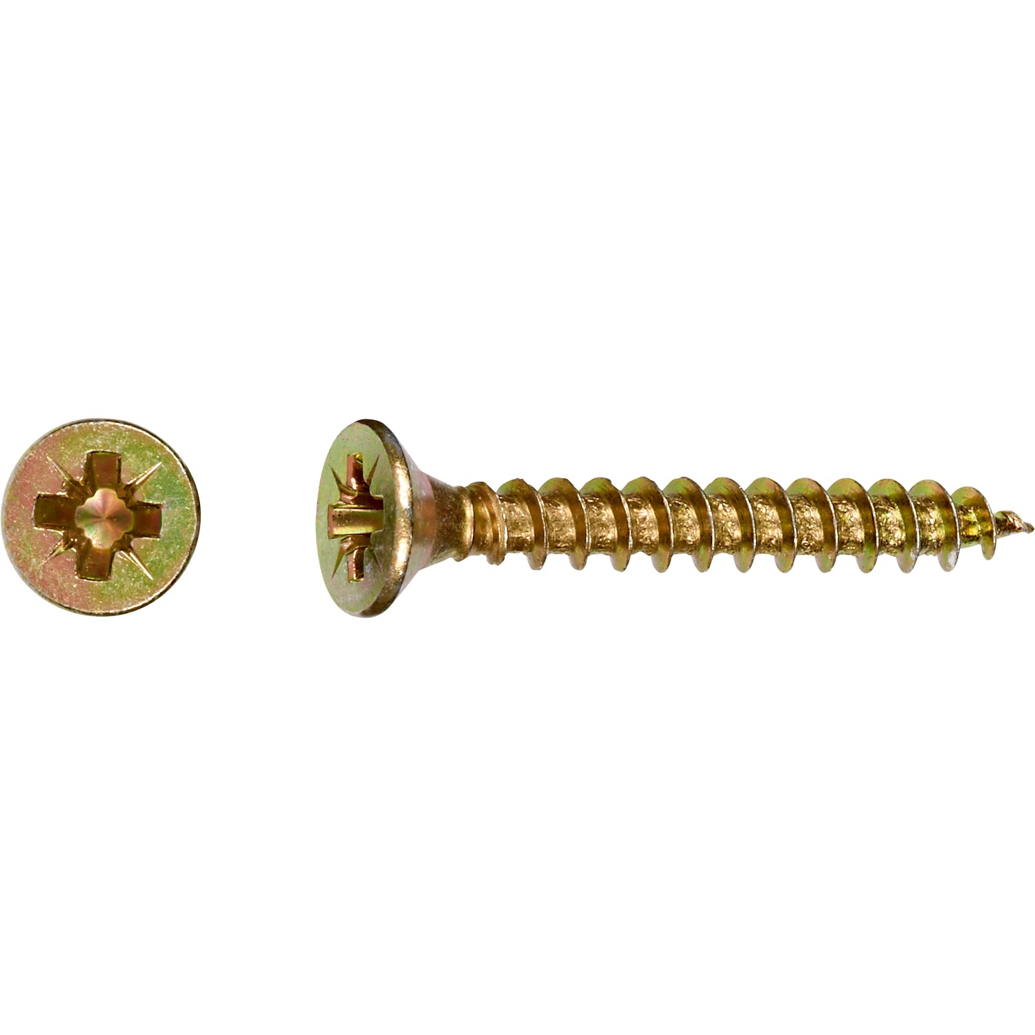 Bild von Senkkopf Spanplattenschraube PZ-Antrieb Ø 4 mm x 30 mm 25 Stück