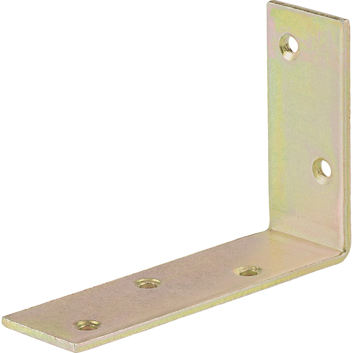 Bild von Konstruktionswinkel Gelb Verzinkt 70 mm x 100 mm x 30 mm