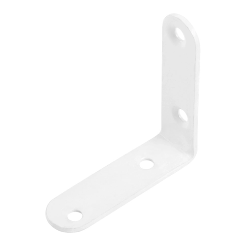 Bild von Stuhlwinkel Weiß Pulverbeschichtet 50 mm x 50 mm x 15 mm