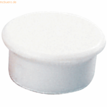 Bild von 10 x Dahle Magnet rund 13mm weiß